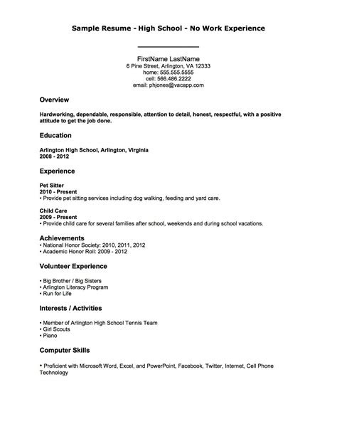 resume examples   job experience  resume examples