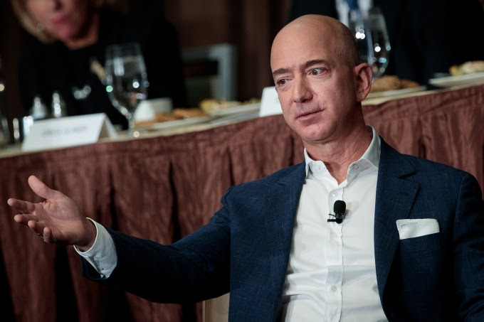 Amazon CEO Jeff Bezos Addresses Economic Club Of New York