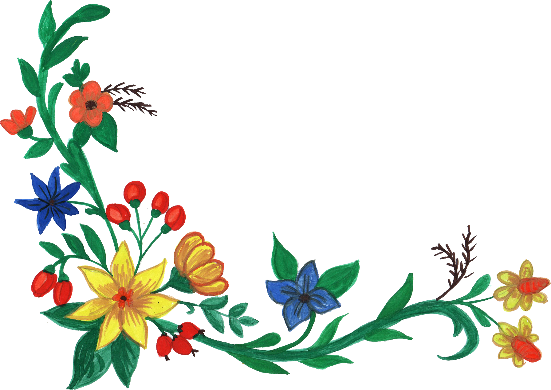 Free Free 183 Flower Corner Border Svg SVG PNG EPS DXF File