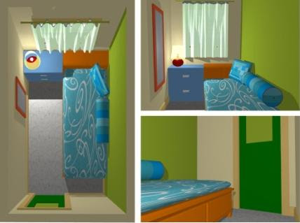 24 Desain Kamar  Tidur Sempit Minimalis  Ukuran 3x3 RUMAH 