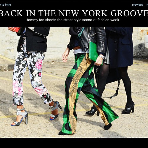 Makes me want to buy some printed pajama trousers.