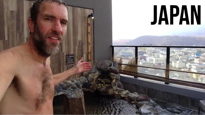 A Full Tour of a Japanese Onsen (Traditional Hot Spring) | Travel & Tourism Video Vloggers And Reviews