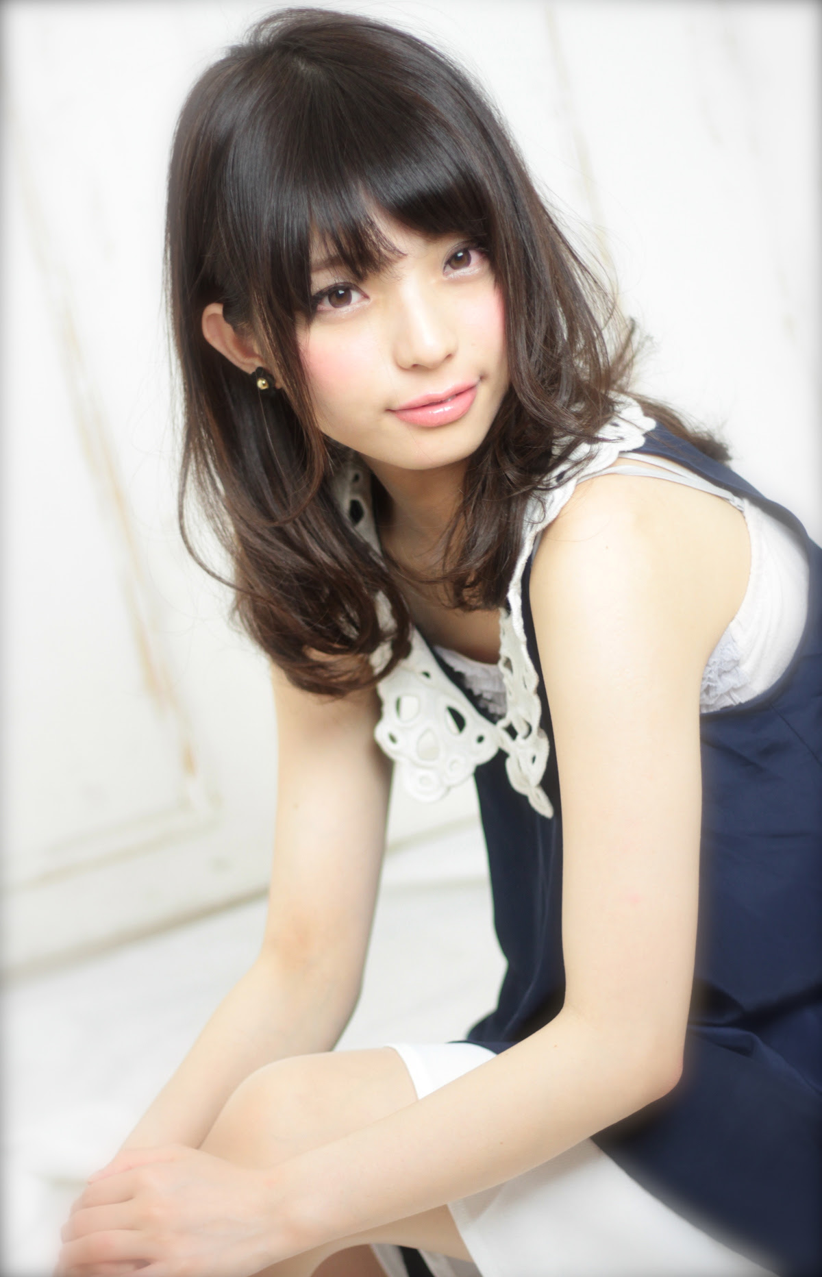 黒髪女子必見 面長 丸顔 一重に合う髪型はこちら 人気