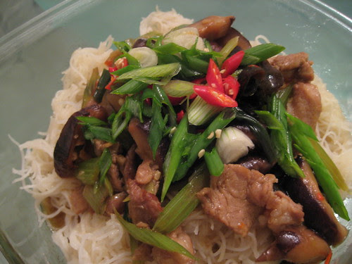 Stir-fry Rice Vermicelli Lunch Box