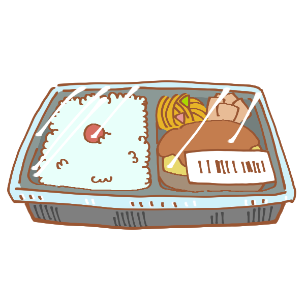 コンビニのお弁当のイラスト かわいいフリー素材が無料のイラストレイン