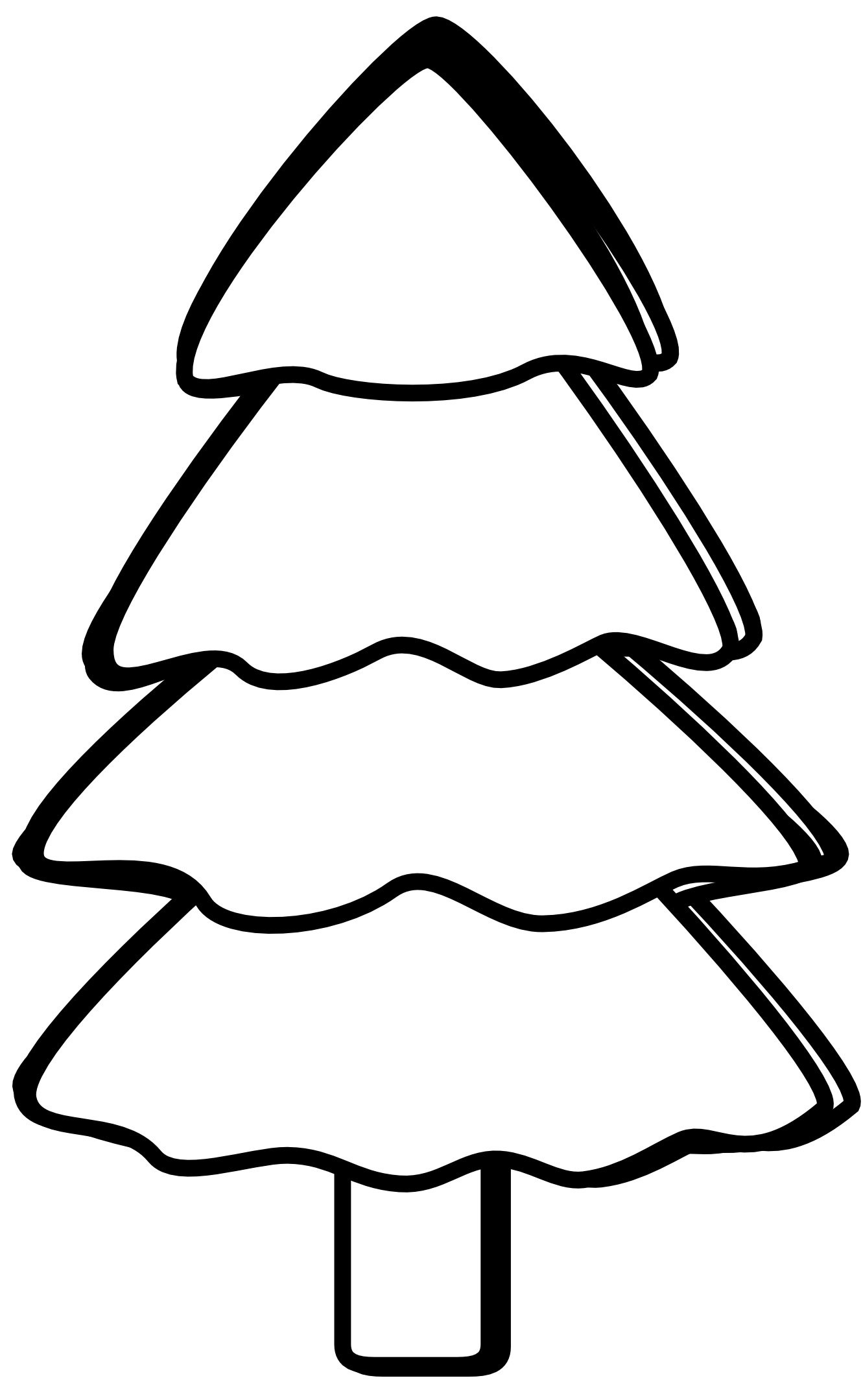 Fall Tree Clipart Black And White