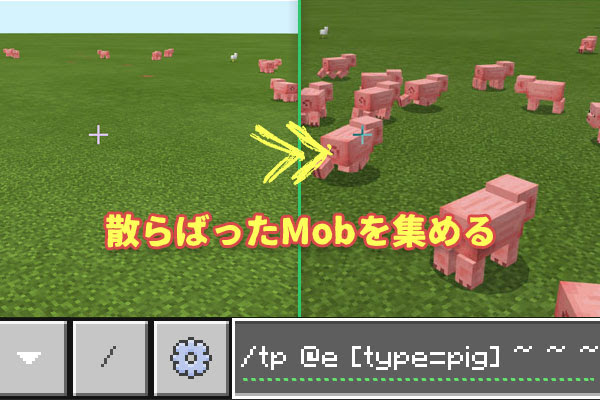 マイクラpeの Tpコマンド テレポートの使い方を活用例含めて解説 マイクラモール