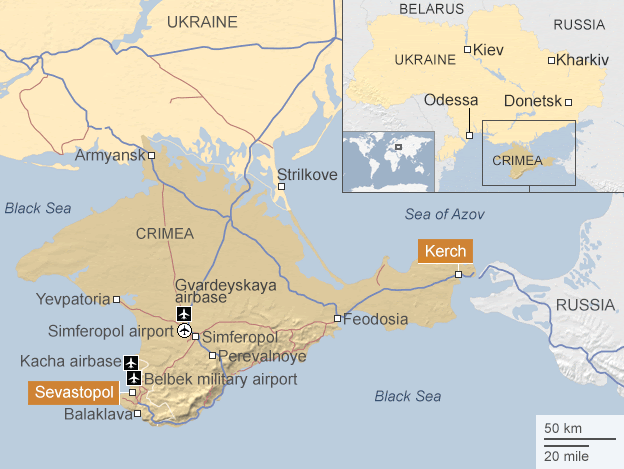 Map of Crimea