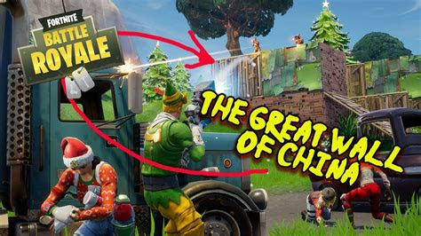 built  great wall  china fortnite battle