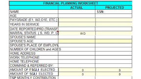 Financial Worksheet Template - The Key To Financial Stability In 2023