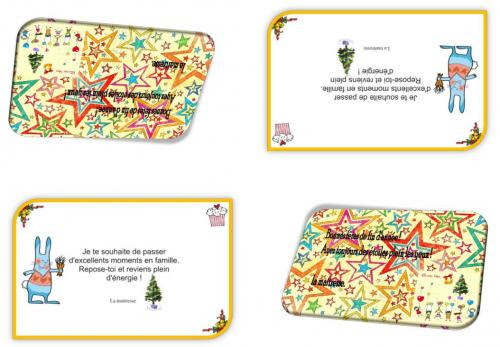 Les Cartes De Voeux Eleves Collegues Parents Un Petit Coin De Partage