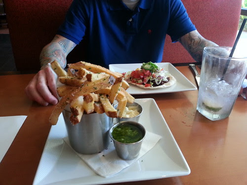 Fries and Pork Taco