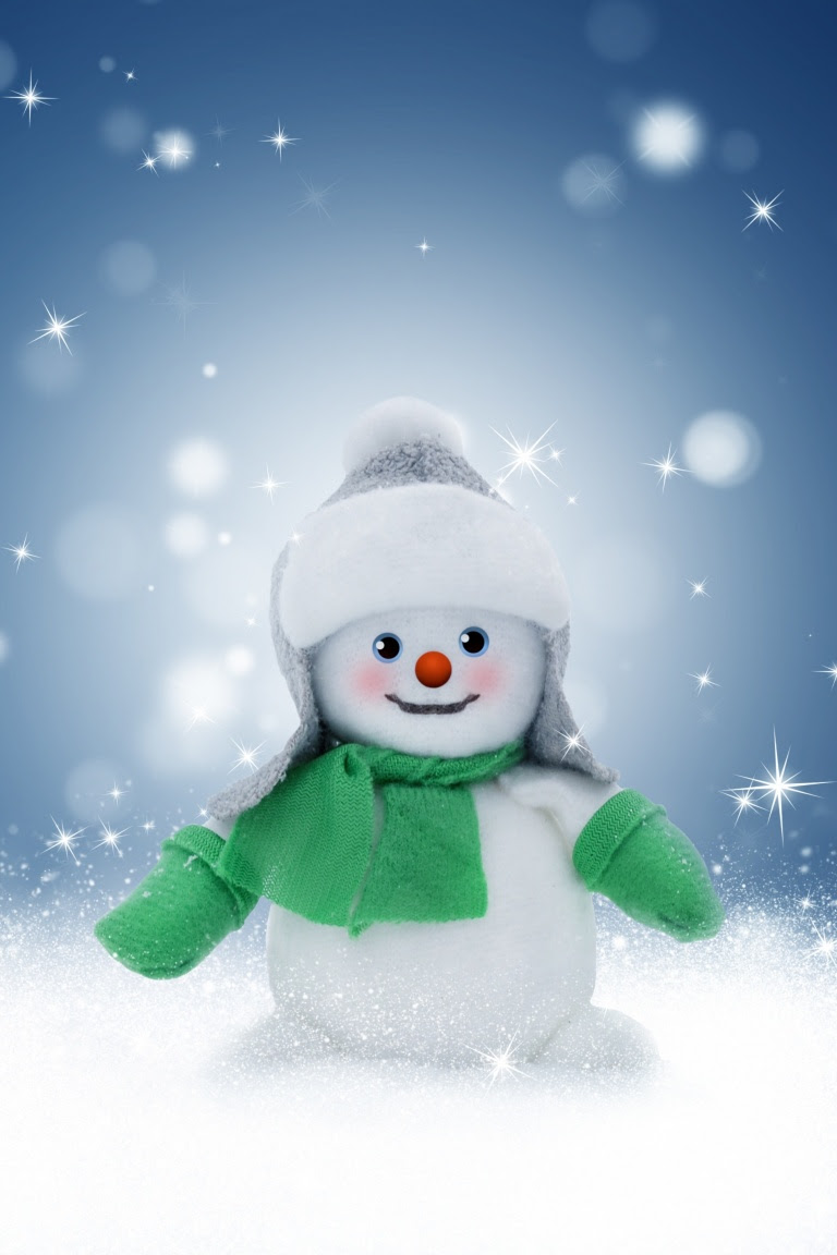 Cute Christmas Snowman ❤ 4K HD Desktop Wallpaper for 4K Ultra HD