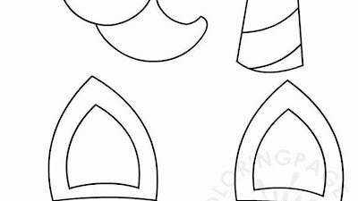 +3 Unicorn Horn Coloring Page Terbaik 2021