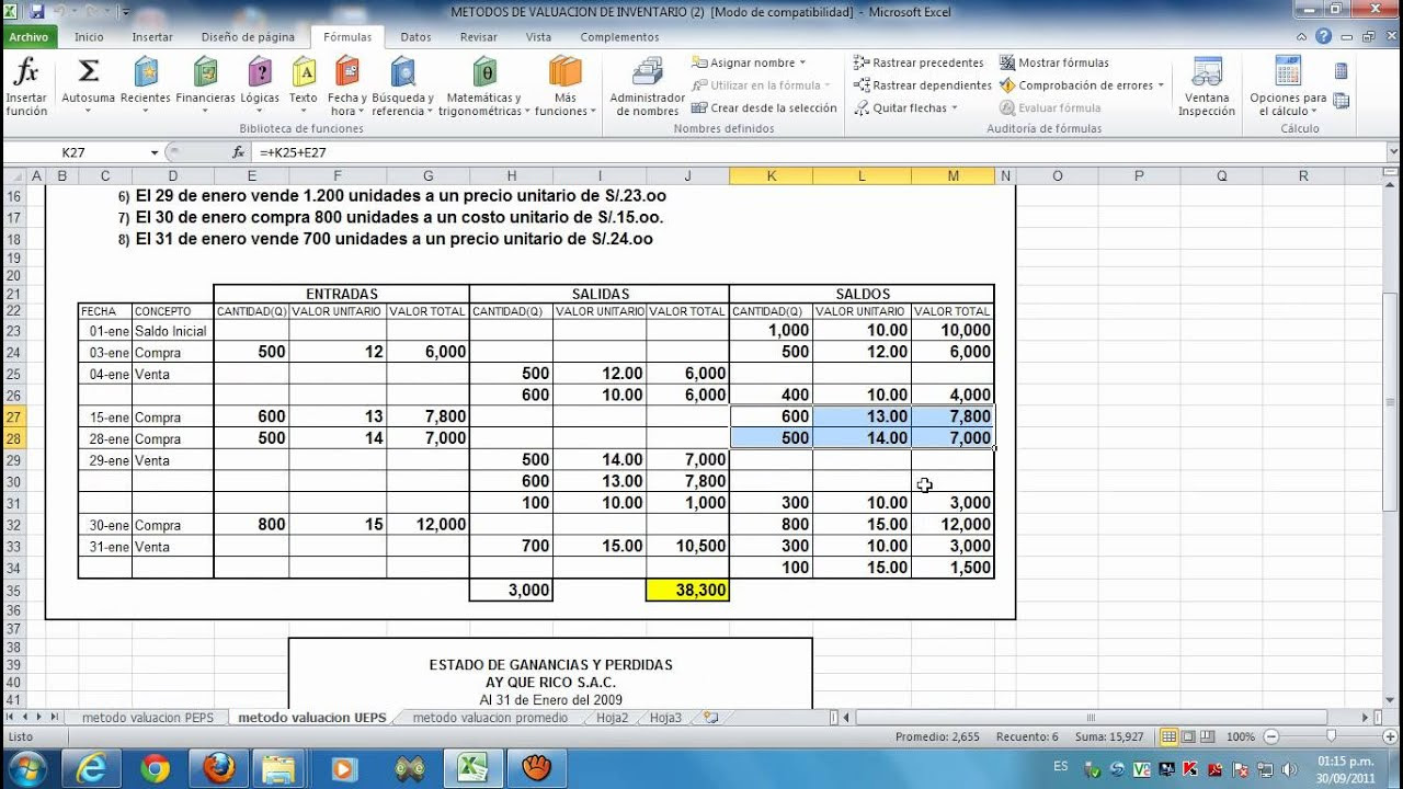 MÉTODO VALUACIÓN UEPS.wmv - YouTube