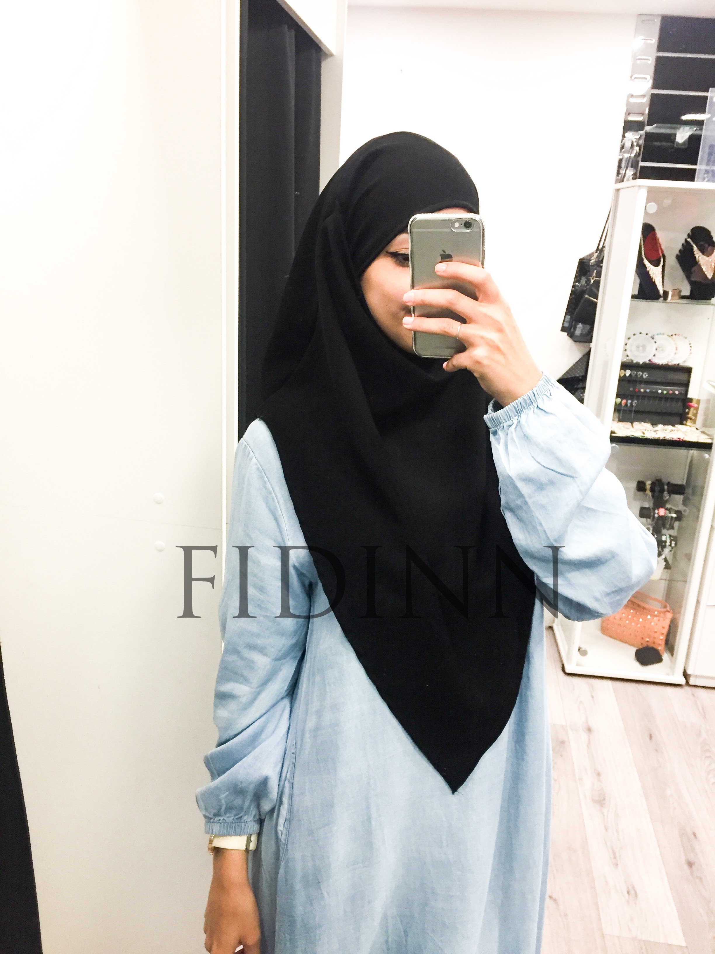 Hijab Mini Cape Pointe FIDINN JILBAB Abaya Hijab Le