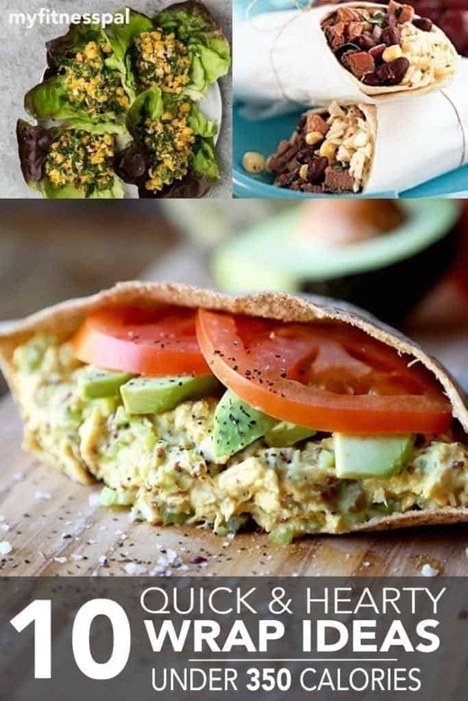 10 Quick & Hearty Wrap Ideas Under 350 Calories