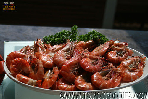 steamed shrimps