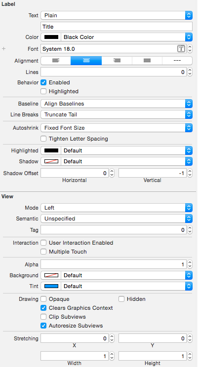 label config