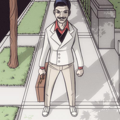 Door to door Salesman cartoon Door to door Salesman cartoon
