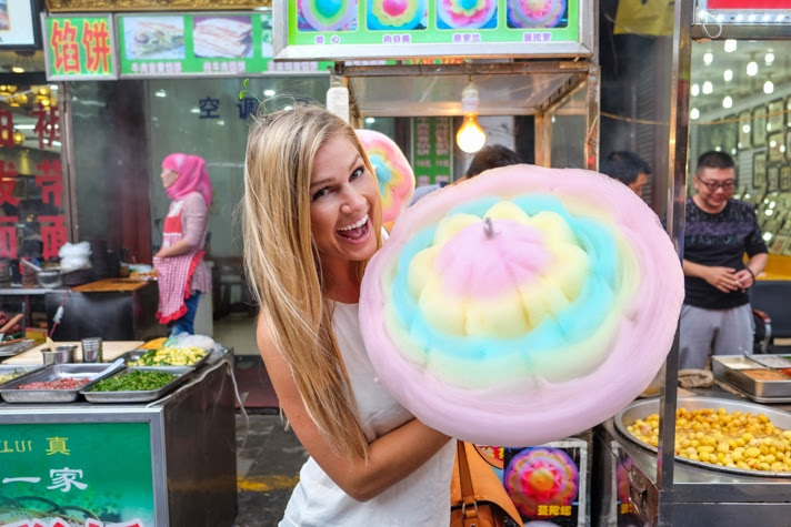 Cotton Candy Flower in China