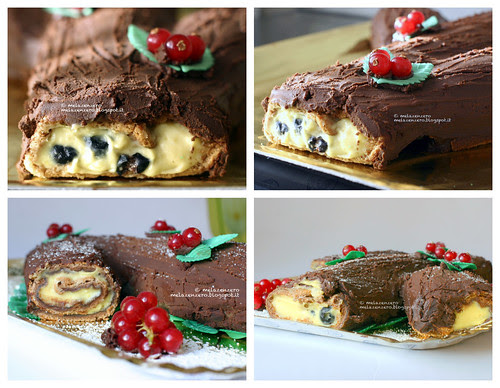 bouche de noel : tronchetto di natale