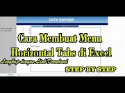 Viral Cara Membuat Menu Horizontal Tabs di Excel Part Kahiji, paling baru!