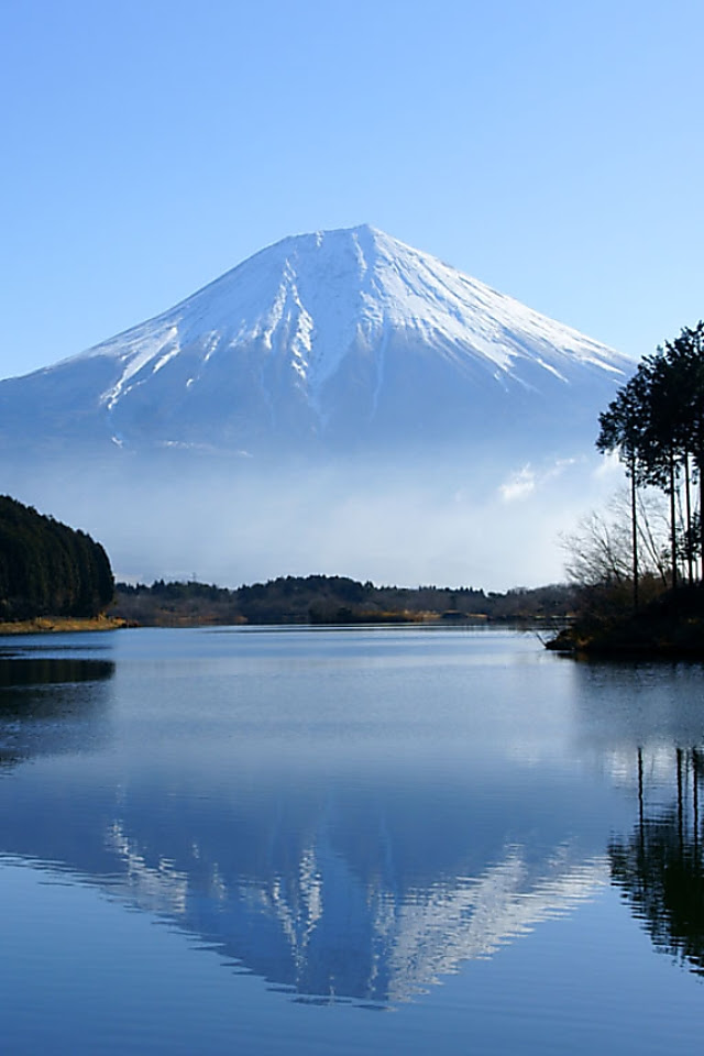 壁紙 富士山の風景のスマホ壁紙640x960 Fuji I01 Jpg 壁紙box
