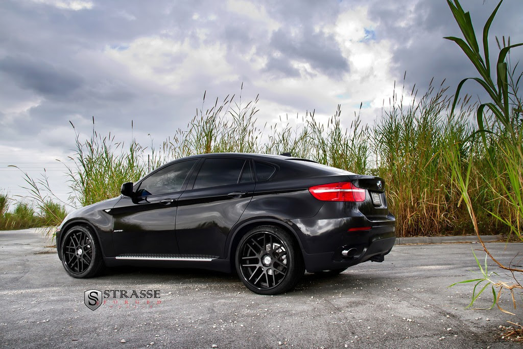 > Black on Black BMW X6 with Strasse Forged Wheels - Photo posted in Whipz 'n Stereos (vehicles, sound systems) | Sign in and leave a comment below!