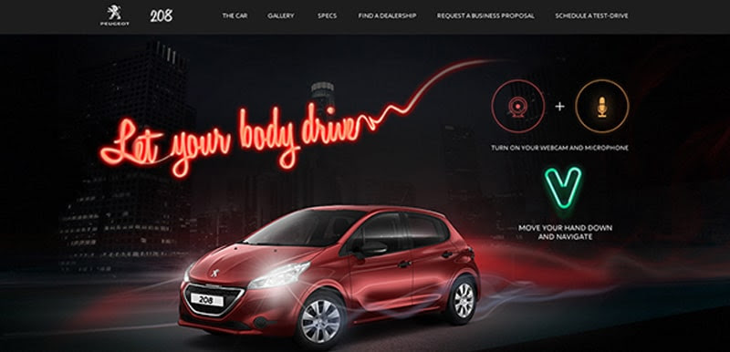 Hotsite-Peugeot-208