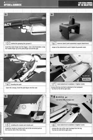 Yamato 1/60 Perfect Transformation VF-1A Valkyrie Mass Production English Translation Manual