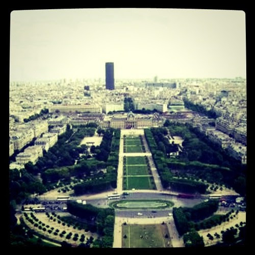 landscape, view Eiffel tower by Erixsson