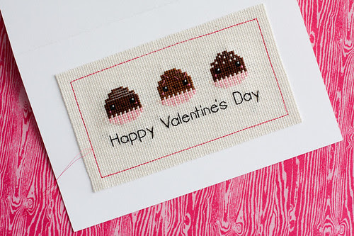 Valentine's Day Cross Stitch Card Tutorial - In Color Order