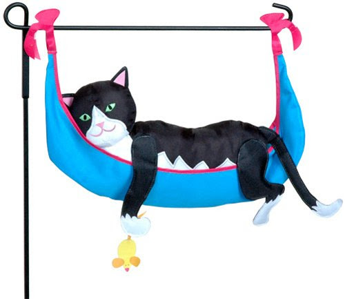 Premier Kites 59161 Garden Charm, Kitty Takes a Break, 17-Inch