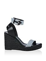 Castañer Sandalias de cuña Helen (Azul Celeste)