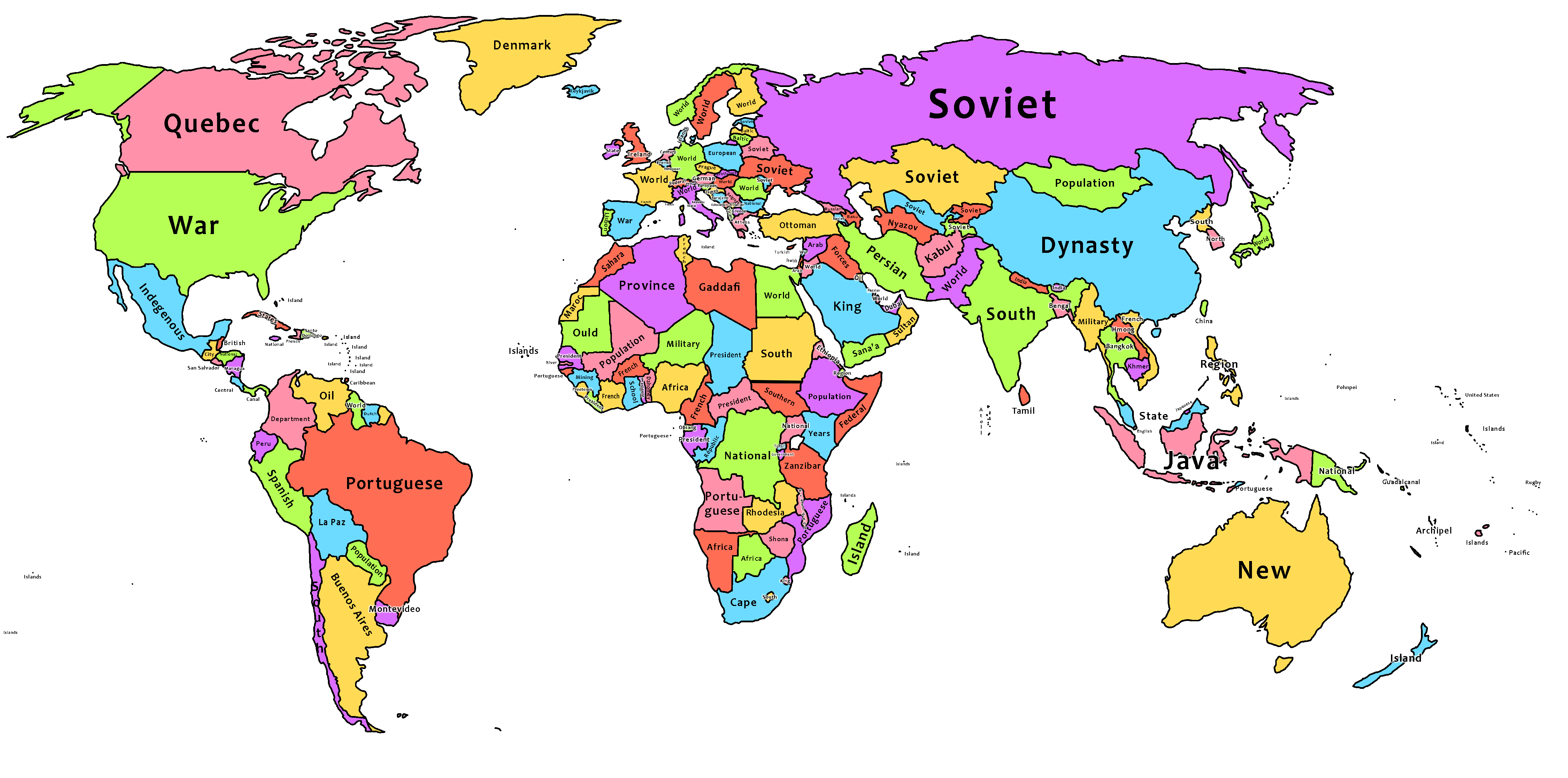 Map Of The Word