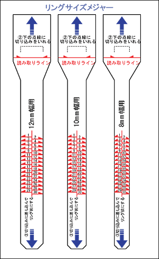 スールのお家で出来るリングサイズ確認方法 Pdf