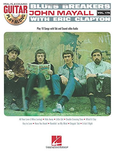 Blues Breakers with John Mayall & Eric Clapton: Guitar Play-Along Vol. 176, by Eric Clapton, John Mayall, Blues Breakers