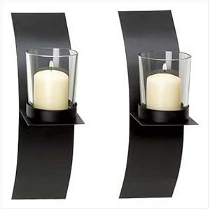 Amazon.com - Gifts & Decor Modern Art Candle Holder Wall Sconce ...