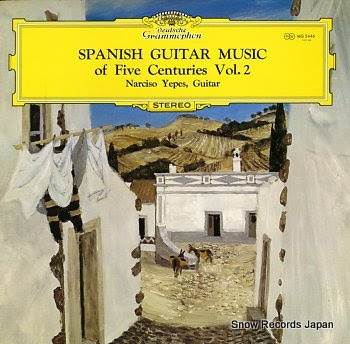 YEPES, NARCISO spanish guitar music of five centuries vol.2