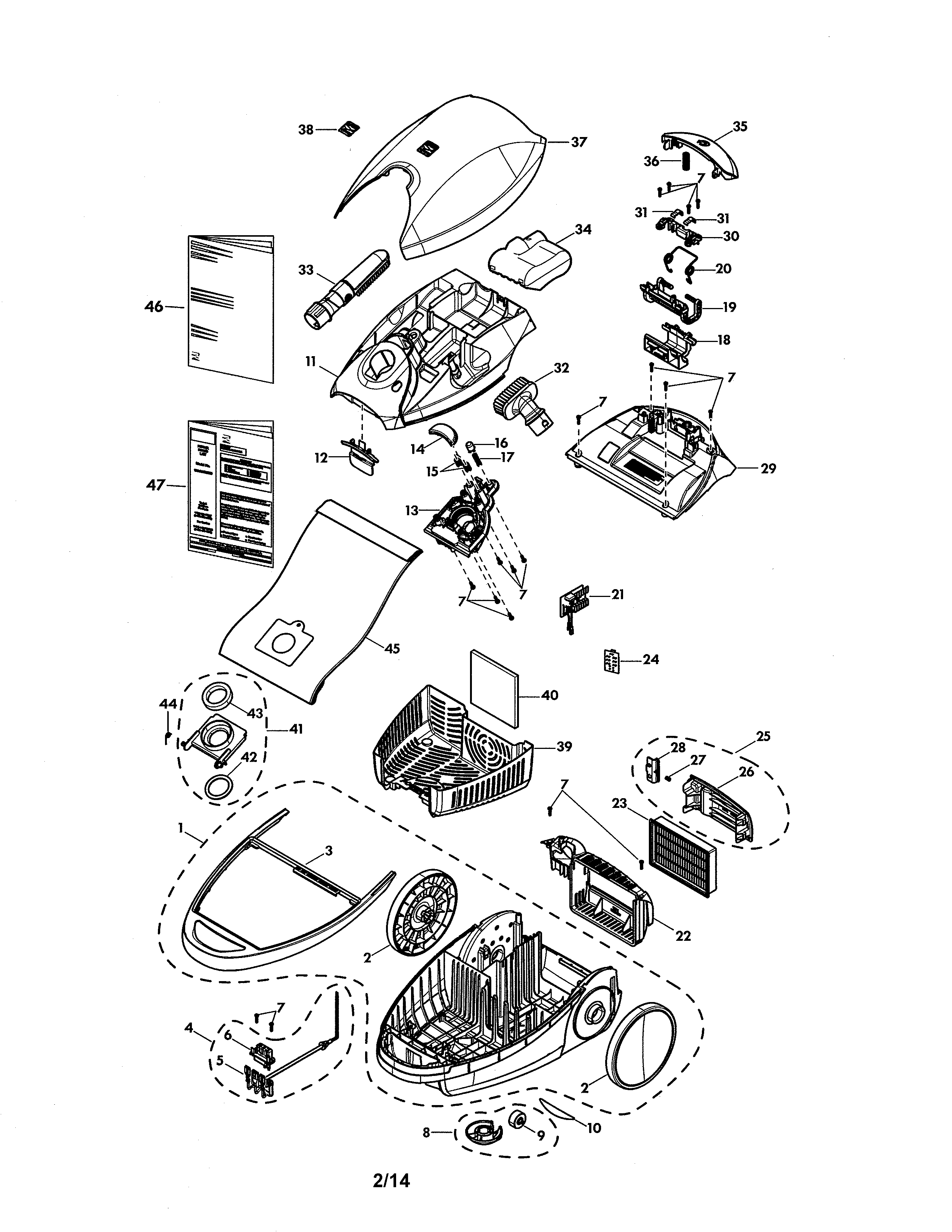 KENMORE ELITE | Model #11621814410 | VACUUM