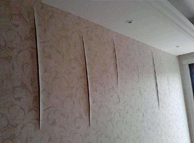 壁纸开裂了用这种方法修复就可以 好多朋友都找我取经