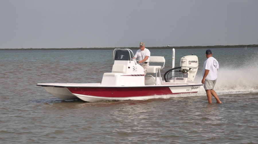 Shoalwater Boats - 21 foot catamaran shallow fishing boat