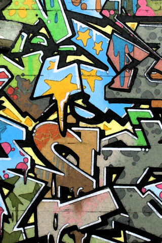 Graffiti iPhone Wallpaper