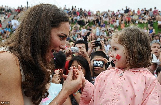 I'm a mummy in waiting, admits Kate as she gets broody over baby on Canada tour  1