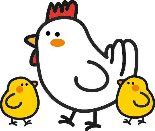 にわとりのイラスト 無料イラストフリー素材