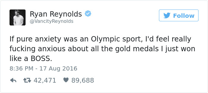 Funny Ryan Reynolds Tweets
