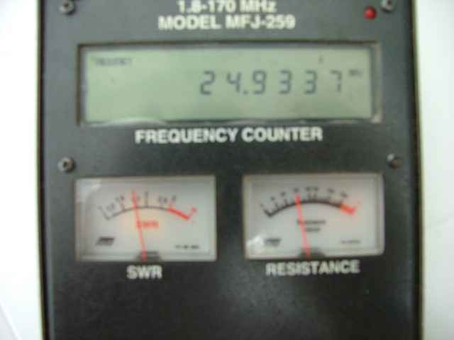 Antenne verticale HF.