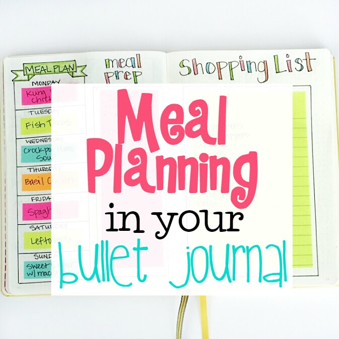 How I Use My Bullet Journal For Meal Planning Sublime