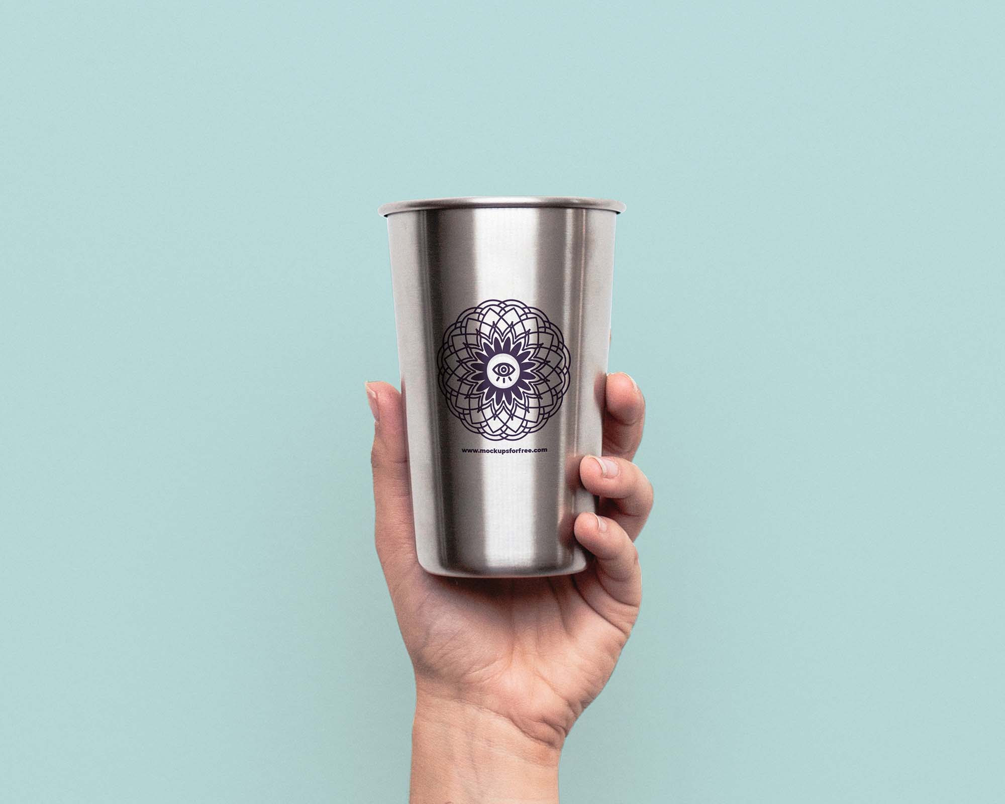 Download Free Metal Shaker Mockup Psd